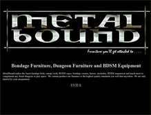 Tablet Screenshot of metalbound.com